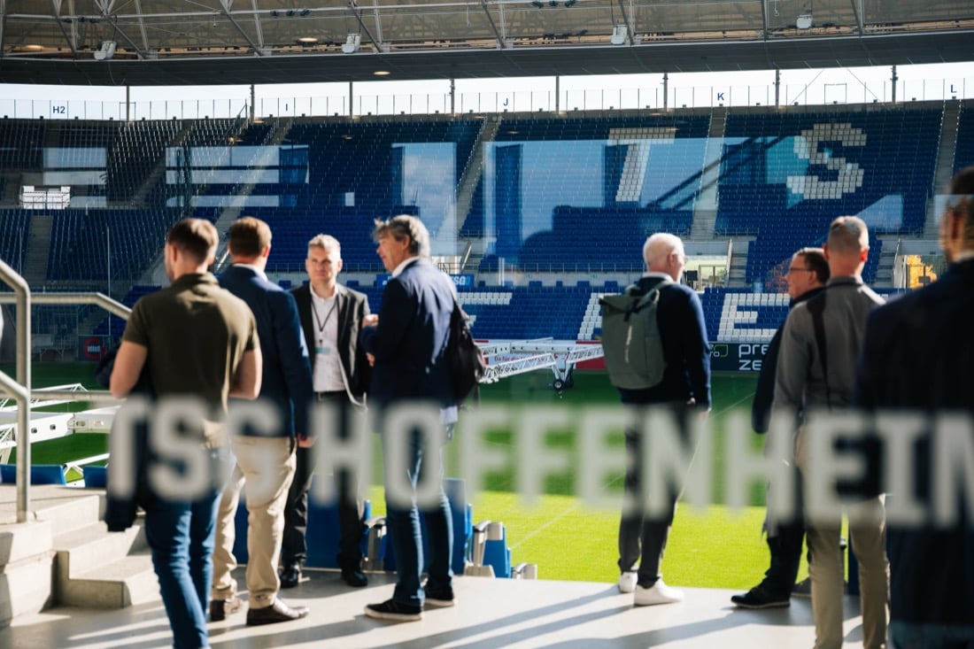 Rundgang durch die Arena